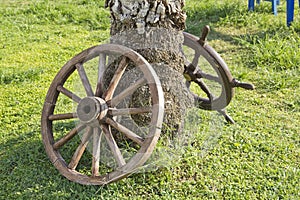 Wheel and rudder photo