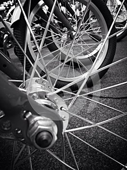 Wheel spokes