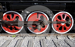 Wheel of Steam train
