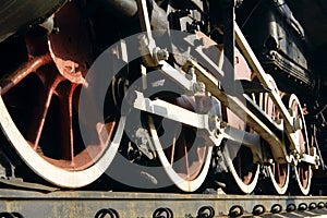 Wheel steam train