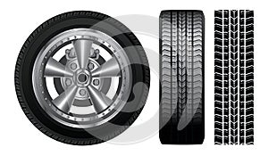 Wheel - Tire and Alloy Rim