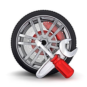 Wheel and tools