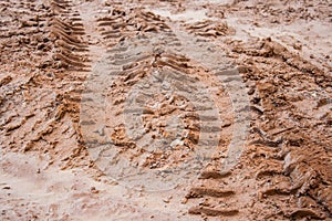 Wheel tracks