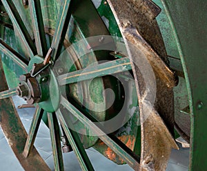 Wheel of tractor