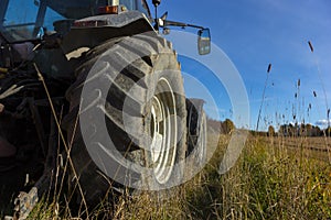 Wheel of tractor