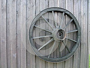 Wheel of a wagon