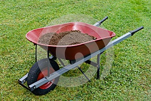 Wheelbarrow And Soil