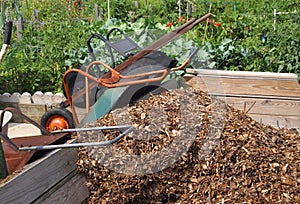 Wheelbarrows Community Mulch