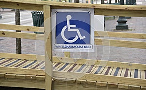 Wheelchair Access Ramp for the Disabled