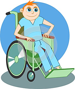 Wheelchair boy