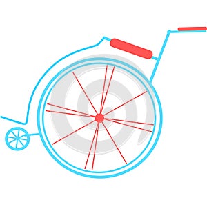 Wheelchair flat icon. Vector wheelchair icon. Attractive and Beautifully or Faithfully Designed Wheelchair Icon. Wheelchair, handi