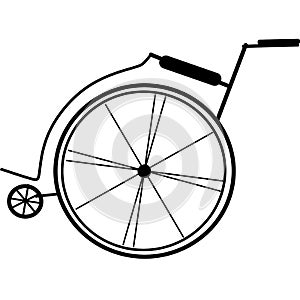 Wheelchair flat icon. Vector wheelchair icon. Attractive and Beautifully or Faithfully Designed Wheelchair Icon. Wheelchair, handi