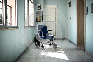 Wheelchair in hospital