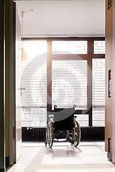 Wheelchair in an hospital