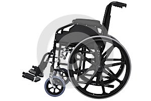 Wheelchair isolated clipping path
