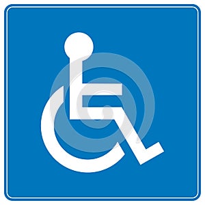 Wheelchair sign photo