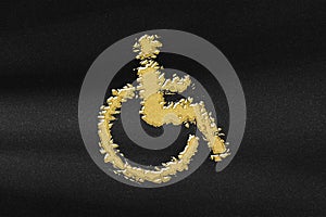 Wheelchair sign, Disabled symbol, Disabled Handicap