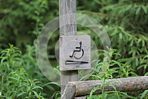 Wheelchair sign photo