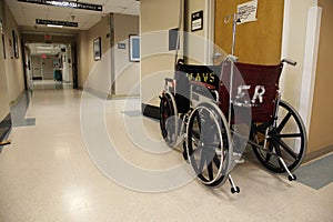 Wheelchairs and hallway