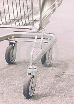 Wheels On Shopping Cart Trolley