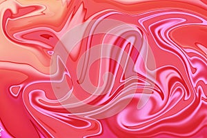 where art meets fluidity liquified abstract paint picture with blue, purple and pink colors