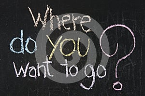 Where do you want to go? photo