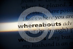 Whereabouts