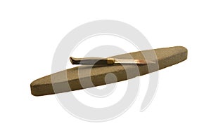 whetstone isolated on white background