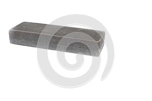 Whetstone on white background