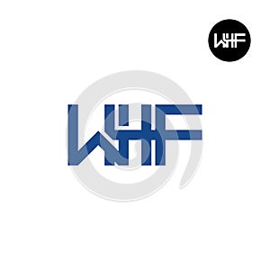 WHF Logo Letter Monogram Design