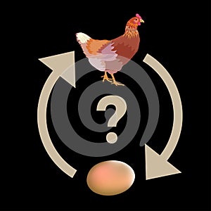 Which came first, the chicken or the egg? photo