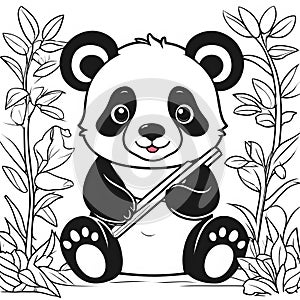 Whimsical Baby Panda Coloring Book: Playful Kids\' Adventure