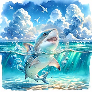 Whimsical Baby Shark Delight