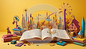 Whimsical Book Fantasy World photo