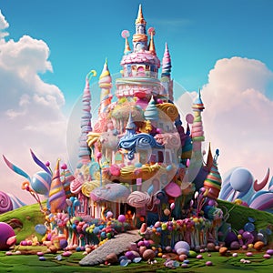 Whimsical Cake-themed Paradise