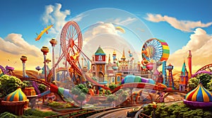 Whimsical Carnival Rides: A Vibrant Journey of Joy and Exhilaration