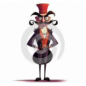 Zillion: Whimsical Character Design In Hispanicore Style With Dark Academia Influence photo