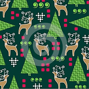 Whimsical Christmas pattern