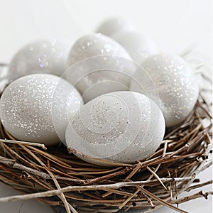 The Whimsical Easter Background: Perfect for Holiday Promotions, Event Invitations, and Festive Digital Content photo