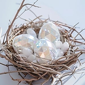 The Whimsical Easter Background: Perfect for Holiday Promotions, Event Invitations, and Festive Digital Content photo