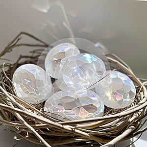The Whimsical Easter Background: Perfect for Holiday Promotions, Event Invitations, and Festive Digital Content photo