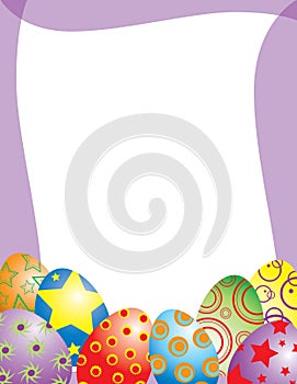 Whimsical Easter Egg Frame