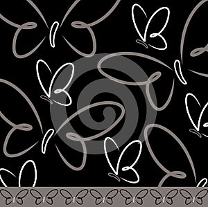 Whimsical Elegant Butterfly Pattern