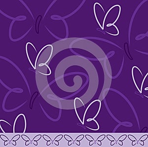 Whimsical Elegant Butterfly Pattern