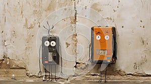 Whimsical Figurative Photograph Of Two Telephones By Sam Toft