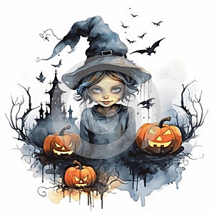 Whimsical Halloween candy corn jar