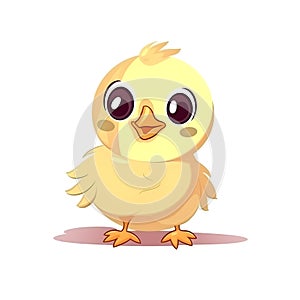 A whimsical illustration of curious and fuzzy baby chicks