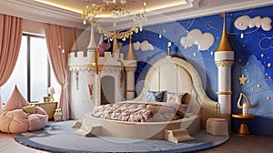 Whimsical Kingdom Bedroom Ambiance