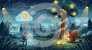 Magical Crypto Forest: Digital Gold Rush in a Fantasy World