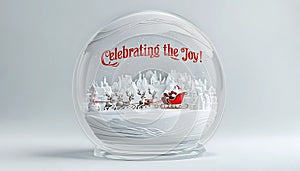 Whimsical Snowmen Village Christmas Card photo